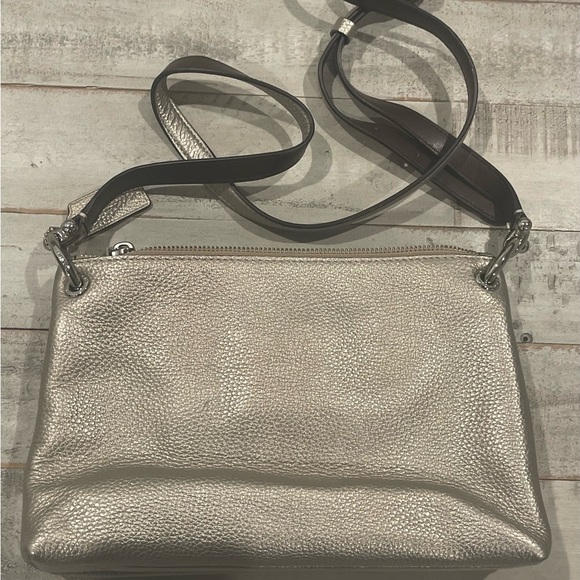 Coach Metallic Gold Crossbody Bag - Picture 2 of 7